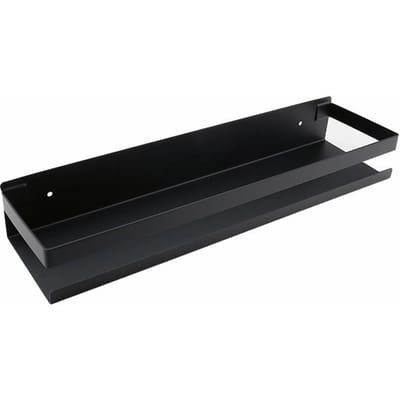 RVS Badkamerplank Zwart Douche Shampoo Opbergrek Zelfklevend Vierkant Keuken Badkamerplank 20cm 30cm 40cm 50cm