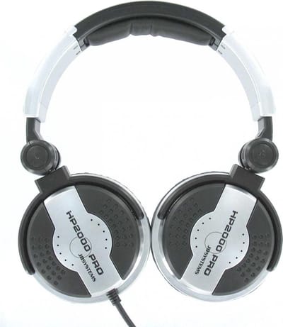 JB Systems HP2000 Pro DJ Koptelefoon - Professionele DJ Hoofdtelefoon