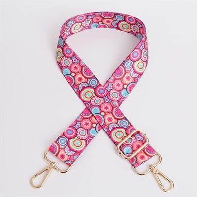 Dailygoods- Schouderriem Verstelbaar 80-140 cm - Tassenriem - Schouderband voor Tas - Zachte Brede Schouderbanden - Duurzaam Polyester/Katoen - Metalen Haak - Tasriem