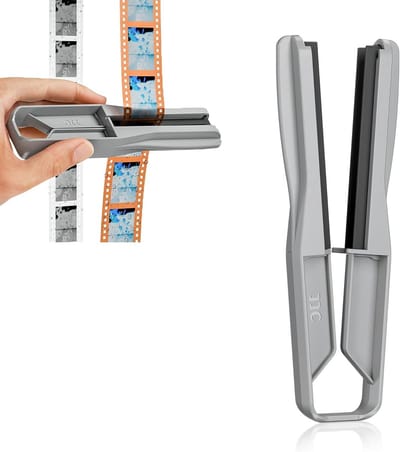 Professionele 35mm en 120 film squeegee met zachte siliconen bladen voor streeploos reinigen van negatieven