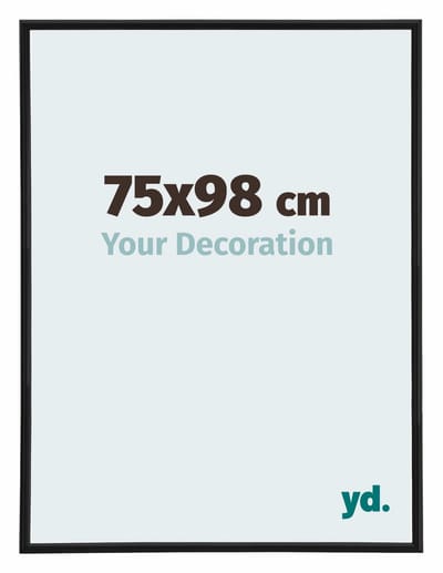 Your Decoration - Puzzellijst 75x98 cm - Zwart Mat - Puzzellijst 1500-2000 stukjes - Kunststof Fotolijst - Annecy