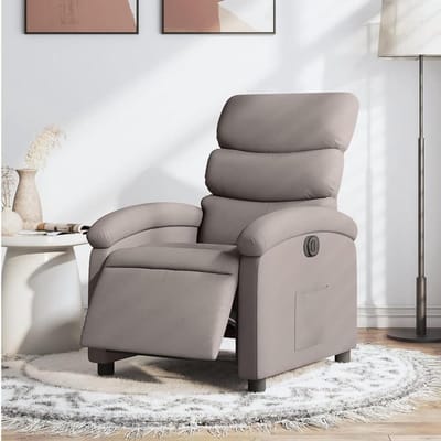 Elektrische Relaxstoel - Fauteuil Comfortstoel - Ontspannen Zitten - Gemotoriseerde Rug- en Voetensteun - 70 x 99.5 x 92 cm