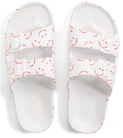 FREEDOM MOSES SLIPPERS LOVE RULES WHITE-36/37