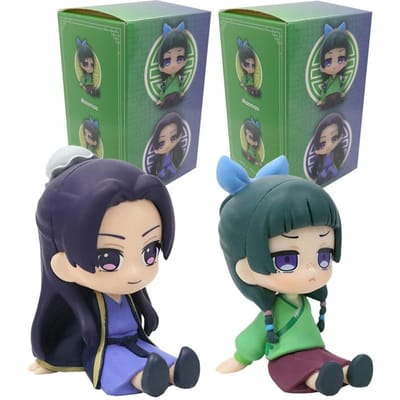 Nieuwe The Apothecary Diaries Maomao Jinshi Mini Figuur Anime Kawaii Zittend Speelgoed Bureau Auto Ornamenten Cadeaus