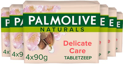 Palmolive - Zeeptablet - Delicate Care - Almond & Milk - 4x90g x 6