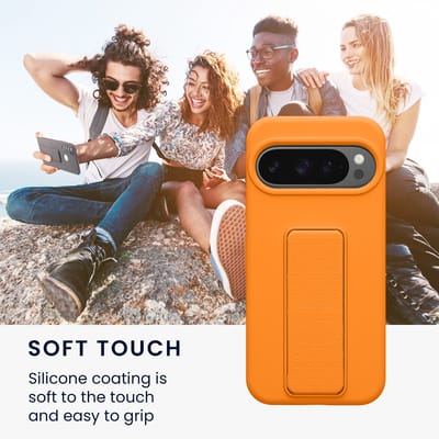 kwmobile back cover voor smartphone - geschikt voor Google Pixel 10 / Pixel 10 Pro - 1x beschermhoesje van kunststof - In fruitig oranje