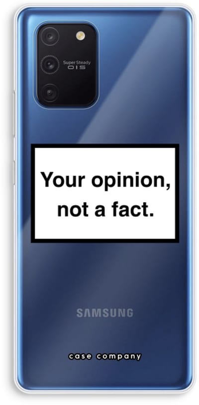 Case Company® - Hoesje geschikt voor Samsung Galaxy Note 10 Lite hoesje - Your opinion - Soft Cover Telefoonhoesje - Bescherming aan alle Kanten en Schermrand