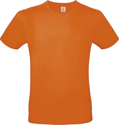 Classic E150 T-shirt B&C Collectie Oranje Maat XS