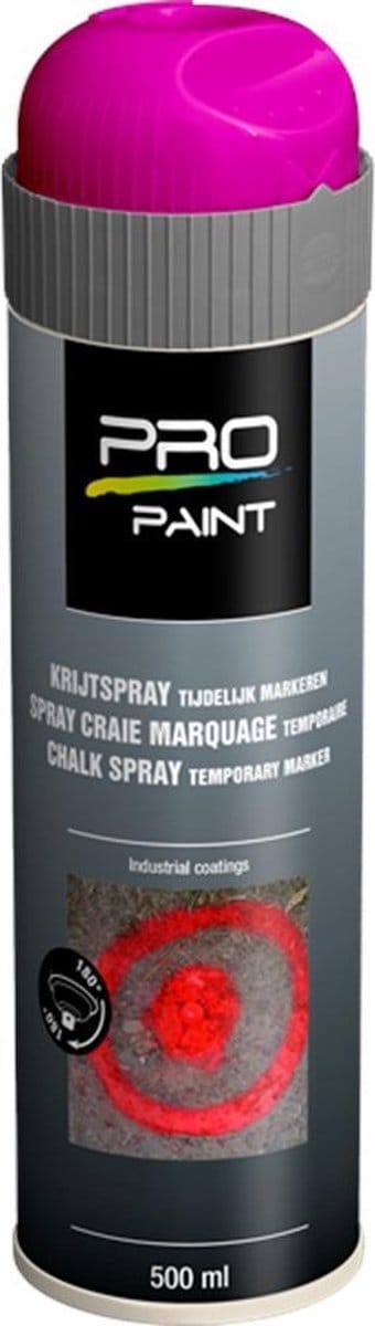 Pro-Paint Krijtspray - tijdelijk markeren Roze