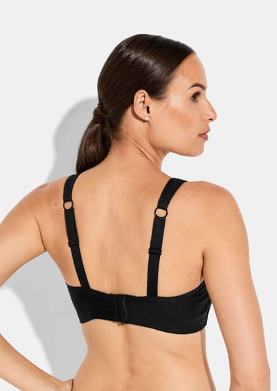 Sportbeha met Y-rug - zwart - Gr. S van Goldner Fashion