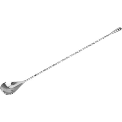 Cuillère à mélanger en acier inoxydable 30/40 cm, cuillère à cocktail en forme de spirale, outils de barman, cuillère à thé, outil de bar white