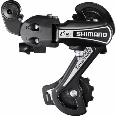 Shimano Tourney Ty21 Direct Achterderailleur Zwart 6s / Max 34t