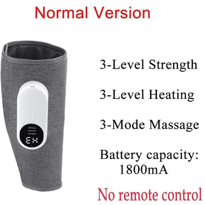 Draadloze afstandsbediening Kalf Massager Machine Heet kompres Kneden Luchtdruk Voetbeen Massager Spierbloedcirculatie GERMANY