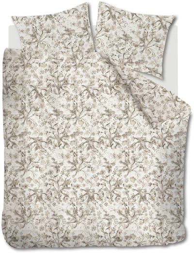Rivièra Maison - Blushing Blooms dekbedovertrek - Tweepersoons - 200x200/220 cm - Zand