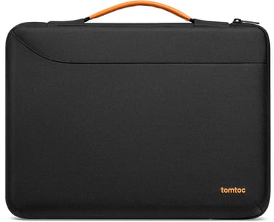 tomtoc Defender-A22 360 beschermende laptoptas voor 13-inch MacBook Air M5/A3449 2026, M4/A3240, M3/A3113, M2/A2681, M1/A2337, 13" MacBook Pro M2/M1, waterbestendige laptoptas geschikt voor 13" MacBook Neo