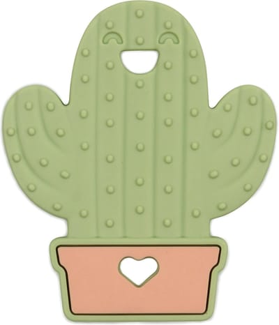 Bumkins - Silicone Teether | Siliconen Baby Bijtring - Cactus