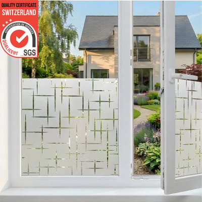 Homewell® Raamfolie HR++(+) 60x200cm - Isolerend & Zonwerend - Anti inkijk - Statisch - Blingbling