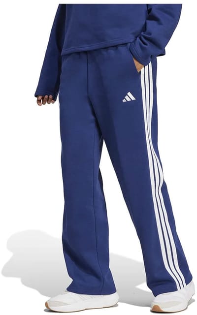 Adidas Essentials 3 Stripes Open-hem Fleece Joggers Blauw M / Regular Vrouw