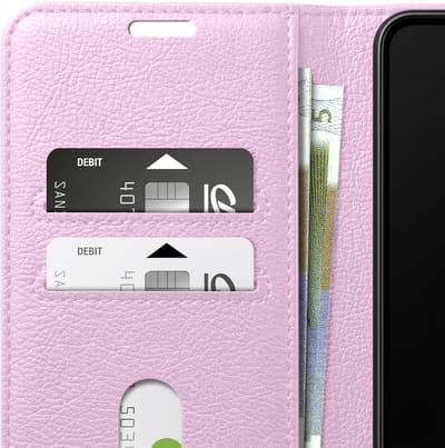 Zanae, Etui Geschikt voor Galaxy S26 met Standaard en Magnetische Sluiting, Roze