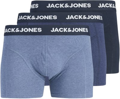 JACK & JONES - JACFAX TRUNKS 3 PACK SN Heren Onderbroek