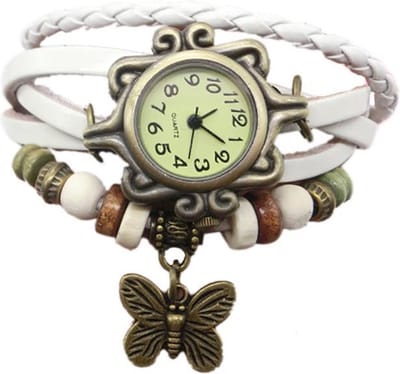 Dames horloge-armband 18 mm wit I-deLuxe verpakking