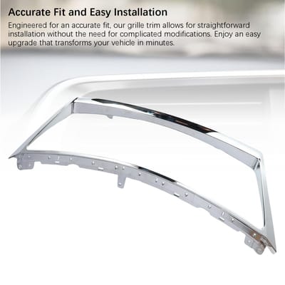 Grille Sierlijst Grille Chroom Vervanging voor ES350 2010 2012 5311133350 ABS Chroom Grille Sierlijst gray