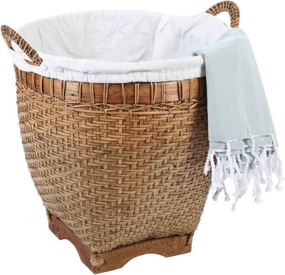Rotan wasmand Lea met handvat