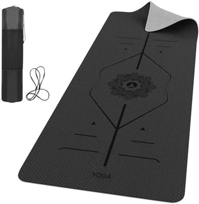 Dikke 6 mm Antislip Yogamat met Draagtas - Perfect voor Yoga, Pilates en Fitness
