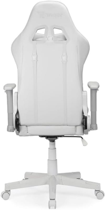 Ergonomische Gaming Stoel 360 Graden Draaibaar Verstelbare Armleuningen Rugleuning En Kussens Stevig Metalen Onderstel Comfortabele Bureau En Game Stoel Wit