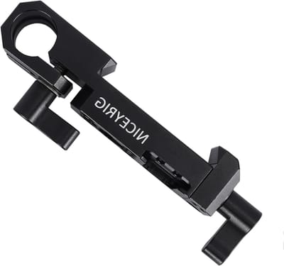 Quick Release Plate met 15mm Bar Clamp, Koude Schoen en 3/8-16" Bevestigingsgat voor Statief en Gimbals zoals DJI Ronin-S/RS2/RS3/RS4