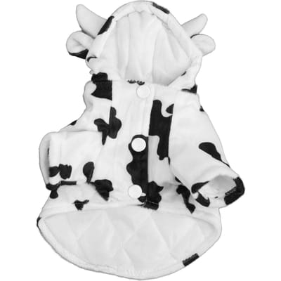 Honden Hoodie Winterjas Stijlvol Schattig Koe Design Comfortabel Warm Huisdier Winterkleding voor Kleine S