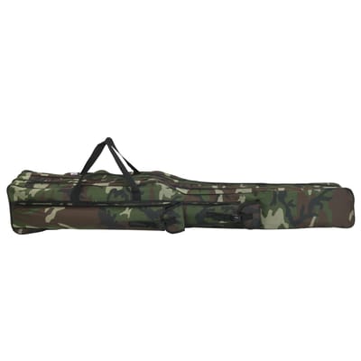 vidaXL Hengeltas 160 cm camouflage oxford stof groen