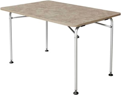 Grote Campingtafel 140 cm Inklapbaar Rechthoekig voor Kamperen en Tuin