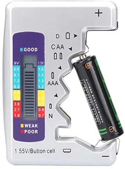 Digitale Batterij Tester voor Lithium Batterijen - Capaciteitsmeter voor Batterijen