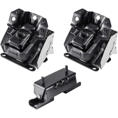 VEVOR Motor- en transmissiebevestigingsset, vervanging van de motorbevestiging (3-delig), compatibel met Chevrolet Silverado 1500 5.3L V8 van 2007–2013, vervangt OE# A5365, A5365, A2638, veilige ondersteuning