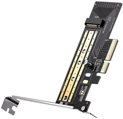 Allecto - Pcie M.2 Adapter - M.2 Schijfadapterkaart - Converteer M.2 naar PCIe 4X - Geschikt voor 2230-2280 - Ideaal voor uitbreiden opslagcapaciteit