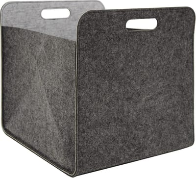 Recycled Vilt: Opvouwbaar Opbergmand 33x38x33 Opbergbox voor Kallax Inzet Vilten Mand Opbergbak