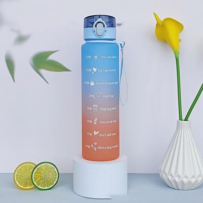 1000ML Sportwaterfles Grote Capaciteit Verloopbeker Drinkwaren Outdoor Reizen Gym Fitness Kruiken Draagbare Drinkflessen 1000ML
