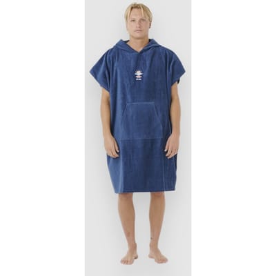 Rip Curl Logo Hooded Surf Poncho blauw