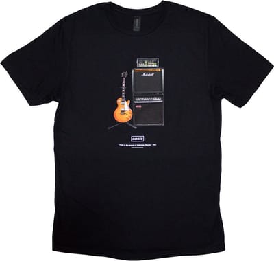 Oasis - Definitely Maybe Guitar Heren T-shirt - XL - Zwart