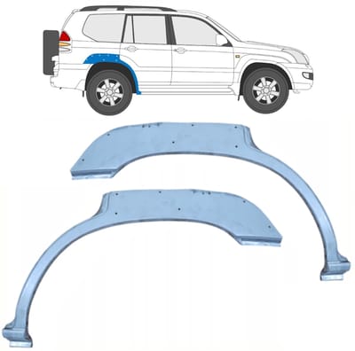 Reparatiepaneel achterspatbord voor Toyota Land Cruiser J120 2003-2010