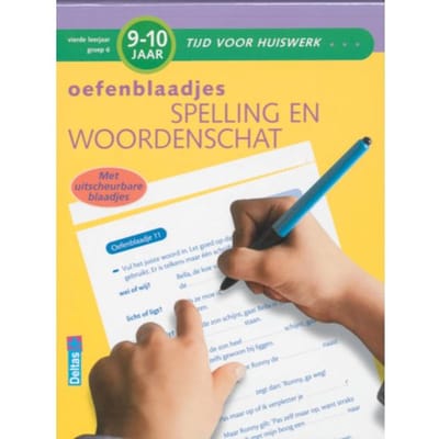 Oefenblaadjes Spelling En Woordenschat / 9-10 Jaar - Tijd Voor Huiswerk - Moniek Vermeulen