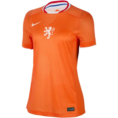 Nike Nederland OranjeLeeuwinnen WK Thuisshirt Authentic 2025-2027 - Voetbalshirt - Safety Orange/White / Oranje Wit - Dri-FIT ADV - Wedstrijdshirt - Maat S