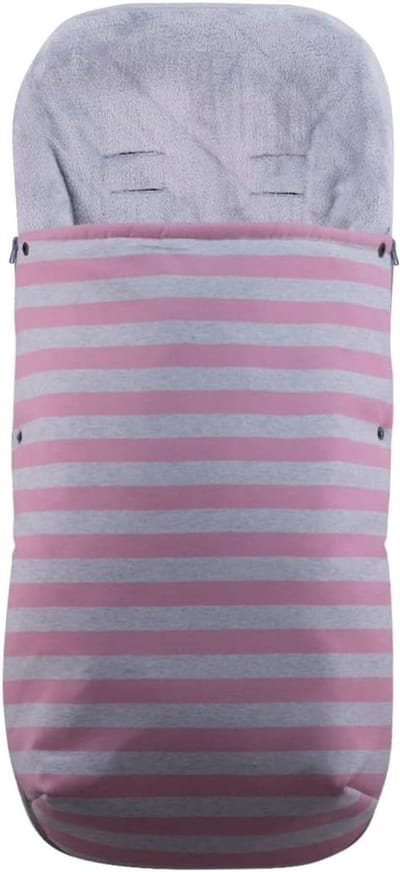 Voetenzak Kinderwagen - Wandelwagen Accessoire - Comfortabel Reizen - Waterafstotende Buitenkant - 43 x 98 cm - Roze