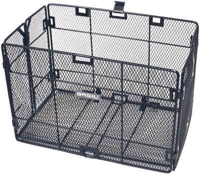 Opvouwbare fietsmand 33 x 23 x 20 cm - Zwart voor fietsen