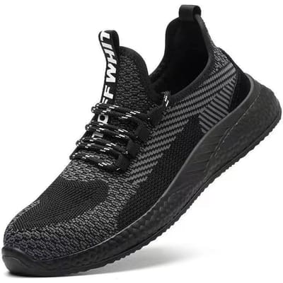 Chaussures d'assurance travail pour hommes, anti-écrasement et anti-perforation, déodorantes d'été, antidérapantes et résistantes à l'usure, chaussures de sécurité pour chantier de construction 46