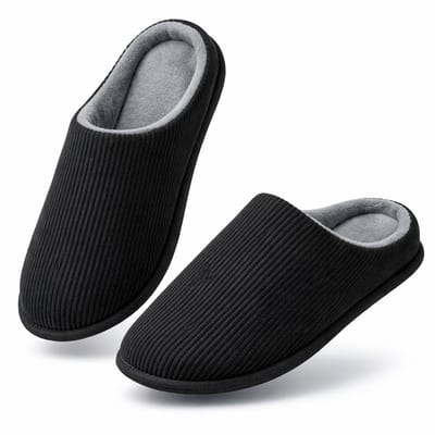 BOTC Pantoffels Heren - Sloffen - Maat 43/44 - Anti-slip - Zwart