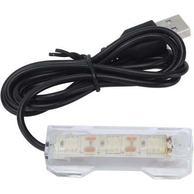 Aquariumlamp USB Opladen Plastic Aquarium LED-lamp voor Waterplanten LandschapBlauw black