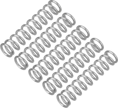 Drukveren Set - Kleine Metalen Spiraal - Apparaat Reparatie - Roestvrij Staal 304 - 1x7x30mm - Zilver