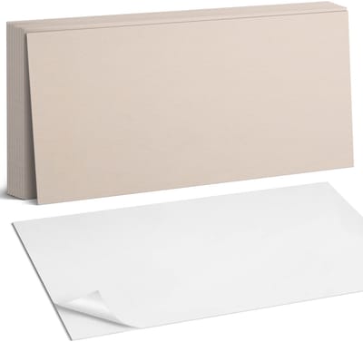 Coloray Plaktegels - Beige Zelfklevende Wandtegels - 40 cm x 20 cm - Beige Plaktegels - 10 stuks - Rechthoek PVC Tegels - Plaktegels Badkamer - Vloertegels Zelfklevend - Vinyl Tegels Zelfklevend - Portugese Tegels